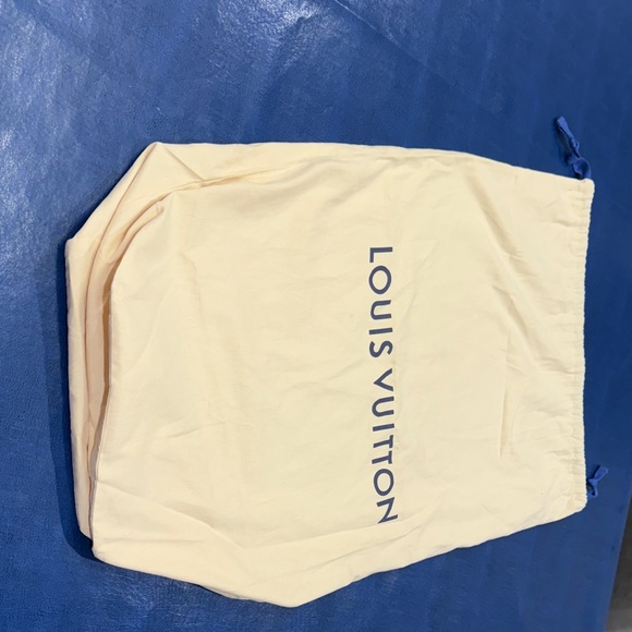 Louis Vuitton Beige and Blue Dust Bag - Picture 1 of 3